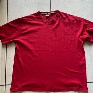 Haggar Red V-Neck Shirt